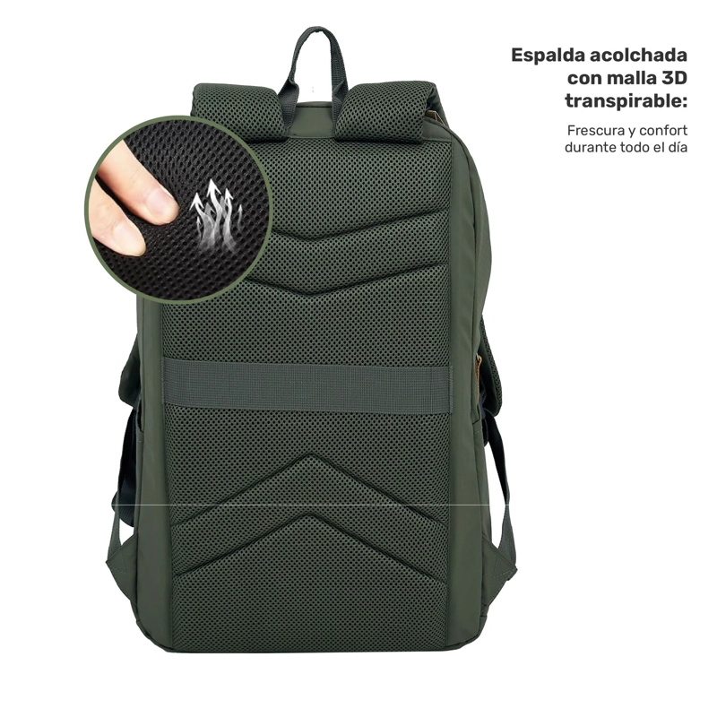 MOCHILA URBANA PUMORI 22L IMPERMEABLE PORTA NOTEBOOK LHOTSE TAMAÑO TALLA UNICA - 5