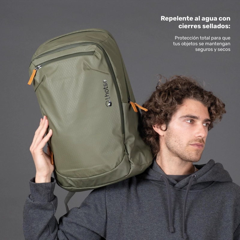 MOCHILA URBANA PUMORI 22L IMPERMEABLE PORTA NOTEBOOK LHOTSE TAMAÑO TALLA UNICA - 6
