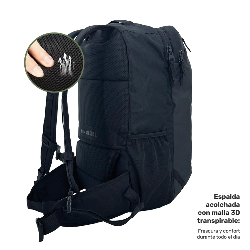 MOCHILA MALETA DE VIAJE NOMAD 35L IMPERMEABLE LHOTSE TAMAÑO TALLA UNICA - 5