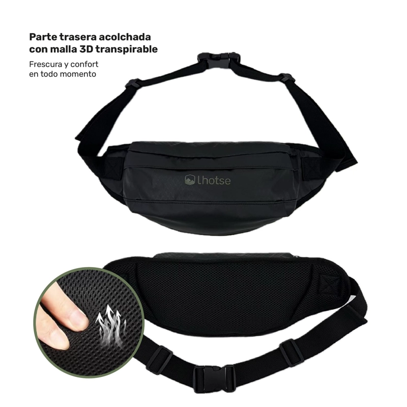 BANANO OUTDOOR IMPERMEABLE K2 NEGRO 2L LHOTSE TAMAÑO TALLA UNICA - 4