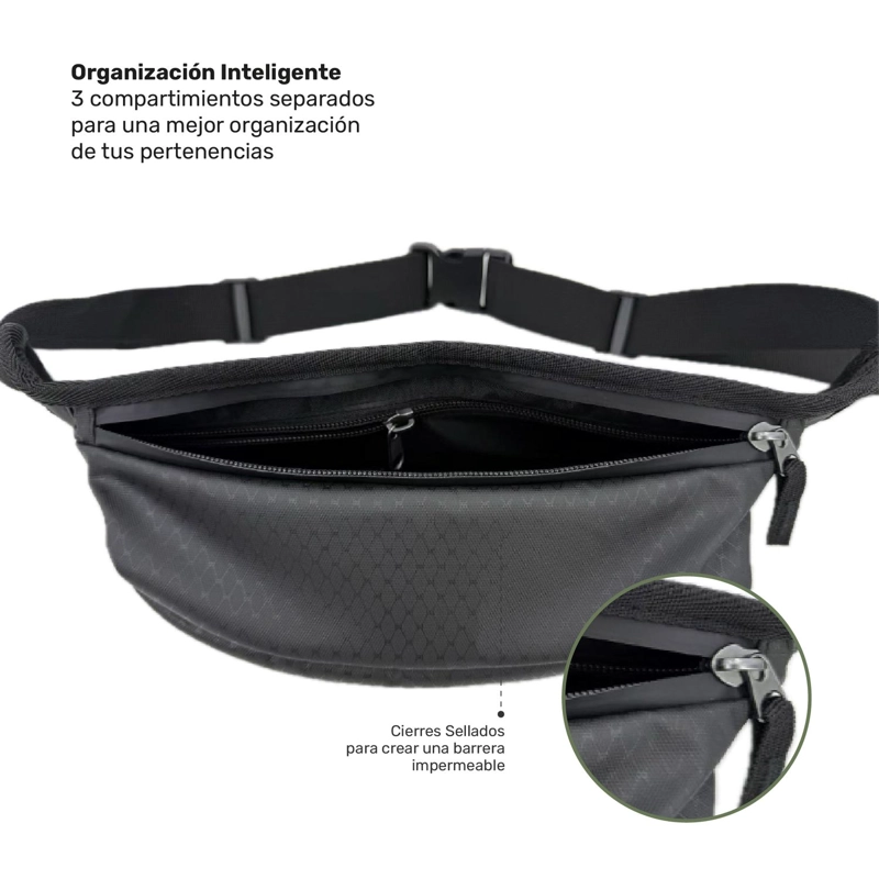 BANANO OUTDOOR IMPERMEABLE K2 NEGRO 2L LHOTSE TAMAÑO TALLA UNICA - 6
