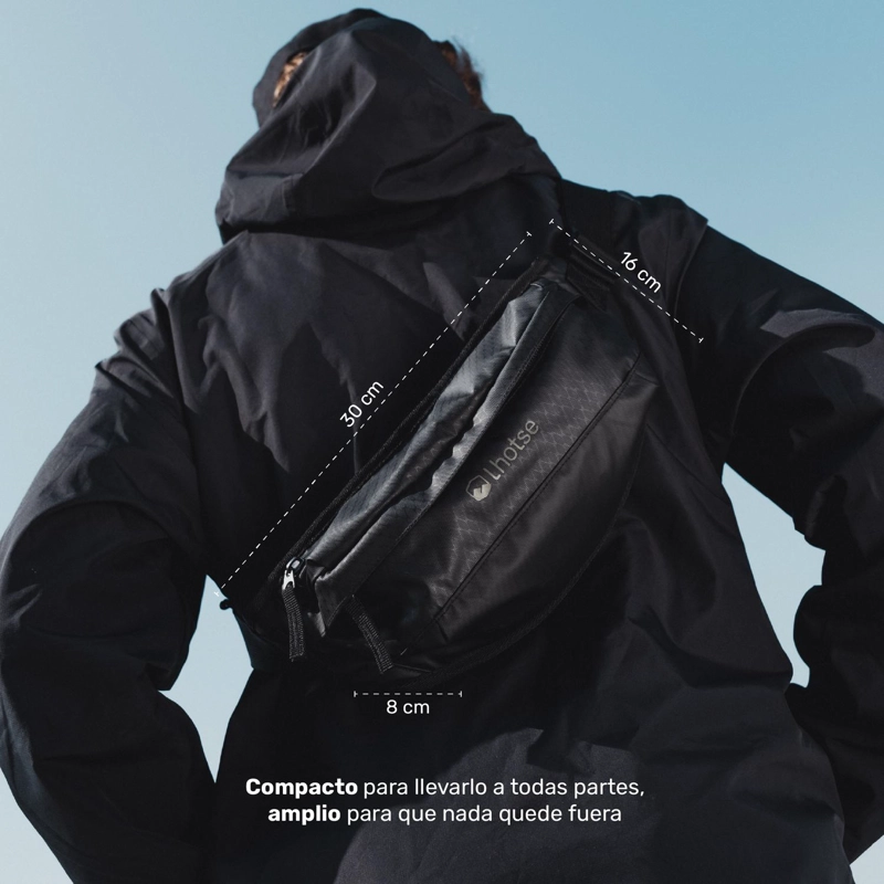 BANANO OUTDOOR IMPERMEABLE K2 NEGRO 2L LHOTSE TAMAÑO TALLA UNICA - 7