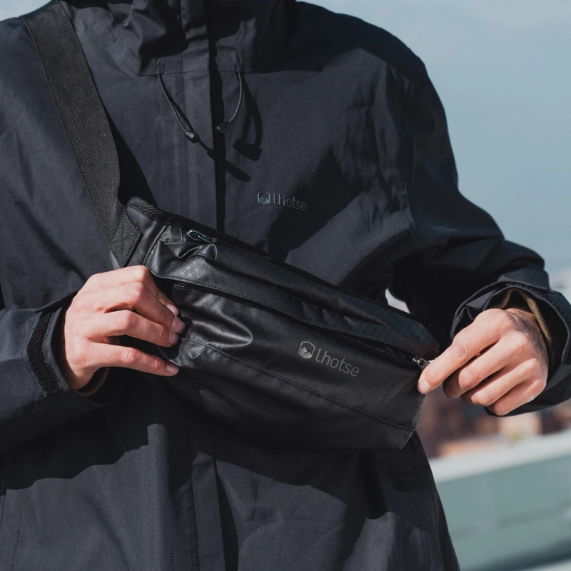BANANO OUTDOOR IMPERMEABLE K2 NEGRO 2L LHOTSE TAMAÑO TALLA UNICA - 8