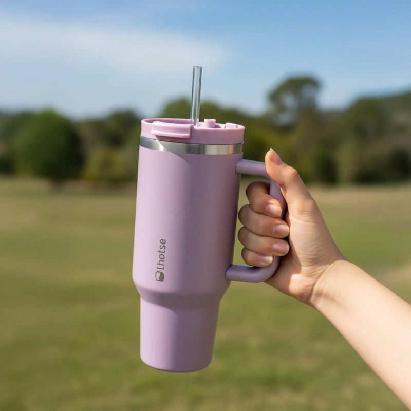 VASO TE RMICO TUMBLER 1180ML ACERO INOXIDABLE CON TAPA LHOTSE - 2