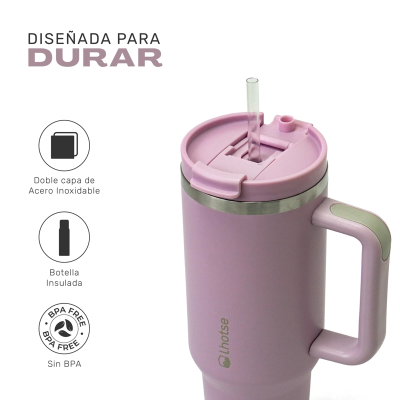 VASO TE RMICO TUMBLER 1180ML ACERO INOXIDABLE CON TAPA LHOTSE - 3