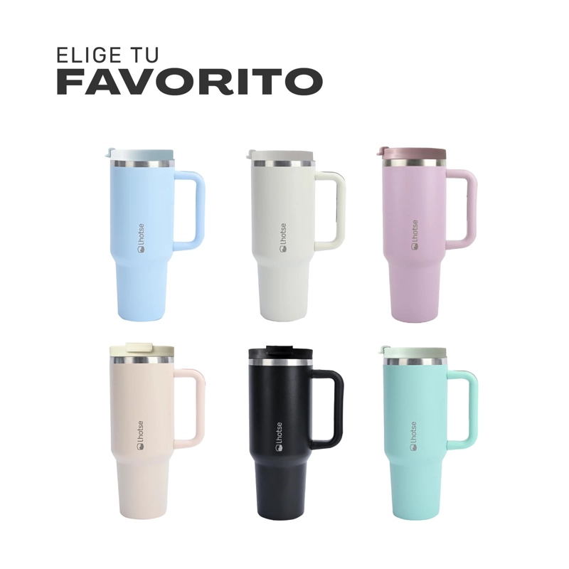 VASO TE RMICO TUMBLER 1180ML ACERO INOXIDABLE CON TAPA LHOTSE - 7