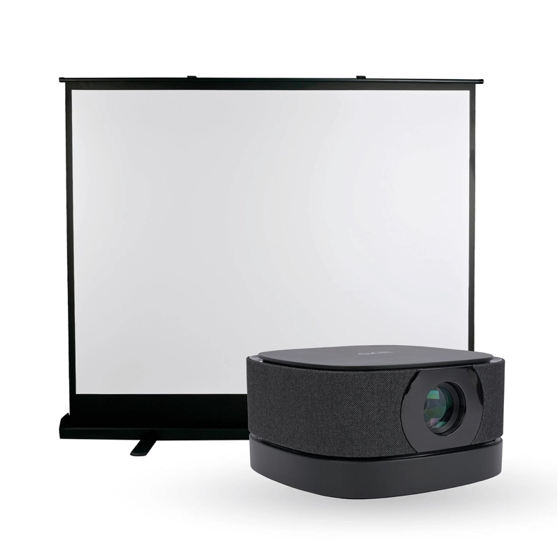PROYECTOR PORTATIL LUMIX 9000LM + TELON ELEVACION 100' LEVO - 1