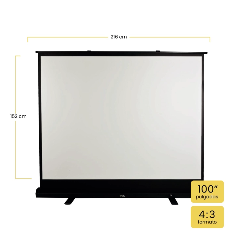 PROYECTOR PORTATIL LUMIX 9000LM + TELON ELEVACION 100' LEVO - 5