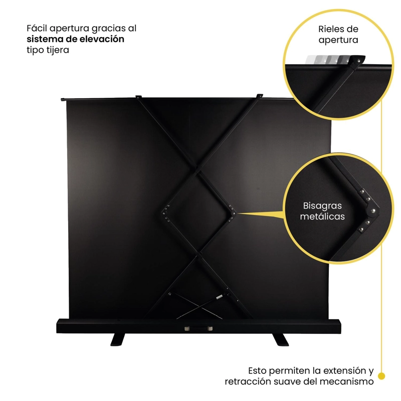 PROYECTOR PORTATIL LUMIX 9000LM + TELON ELEVACION 100' LEVO - 6