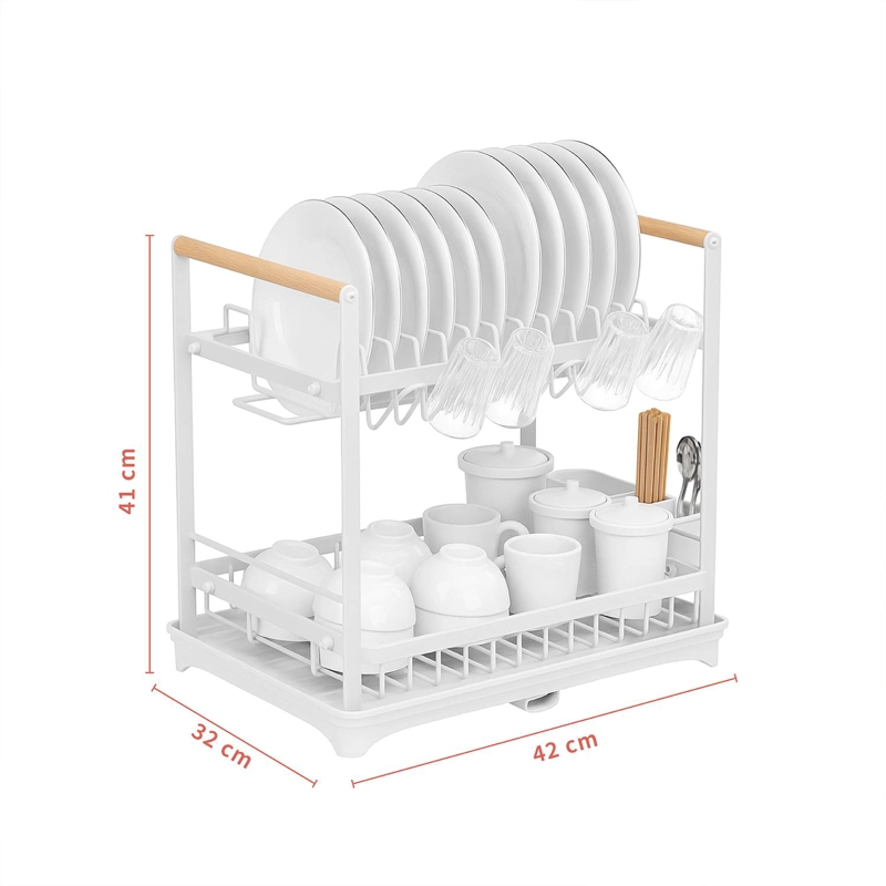SECAPLATOS ESCURRIDOR ACERO INOX VALENCIA 2 NIVELES SIMPLIT - 7