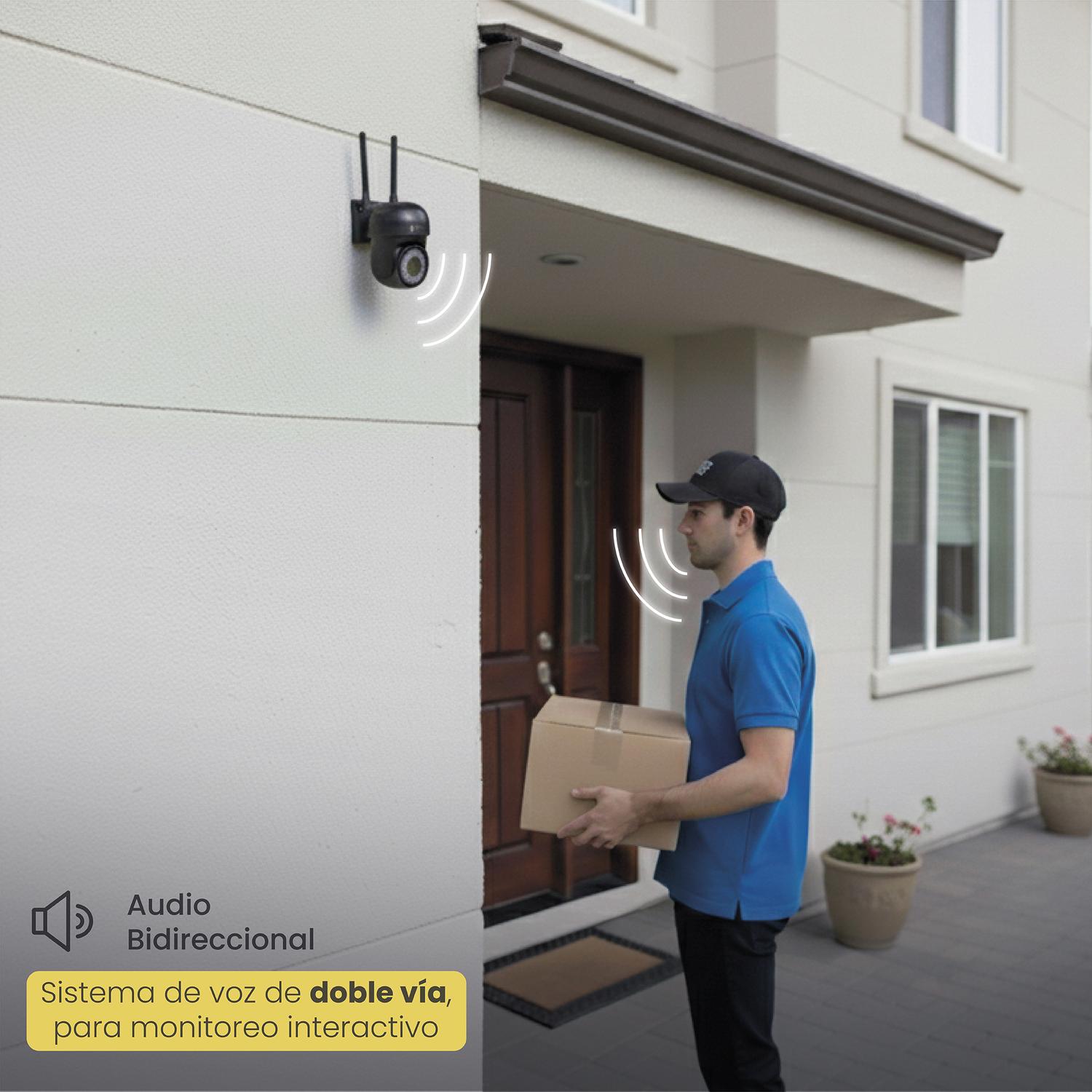 CAMARA DE SEGURIDAD IMPERMEABLE WIFI 5G 2MP GUARDPRO X5 LEVO - 5