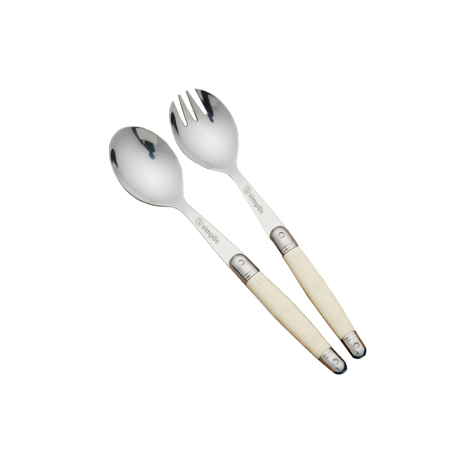 SET DE CUCHARAS ENSALADA VERSALLE ACERO INOXIDABLE SIMPLIT