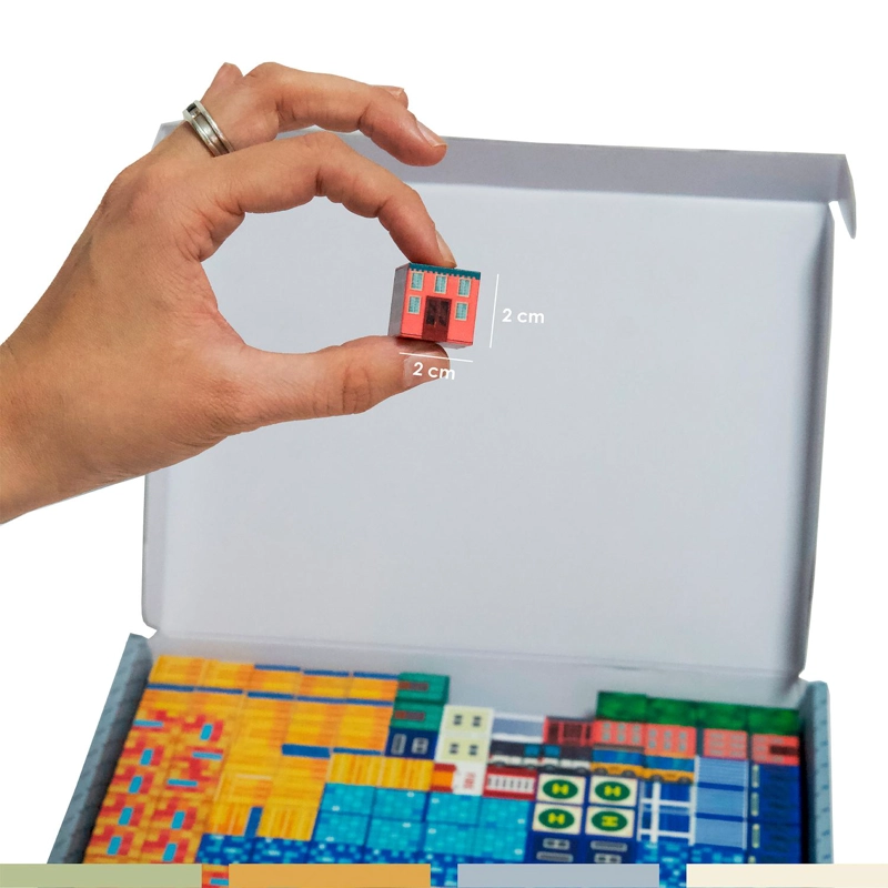 JUEGO BLOQUES MAGNE TICOS 114PCS MINEBLOCKS CIUDAD BANDU - 3