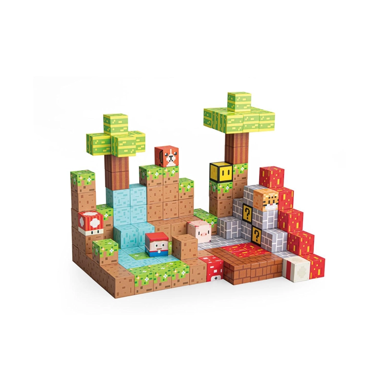 ⁠JUEGO BLOQUES MAGNE TICOS 146PCS MINEBLOCKS MAPA BANDU - 1