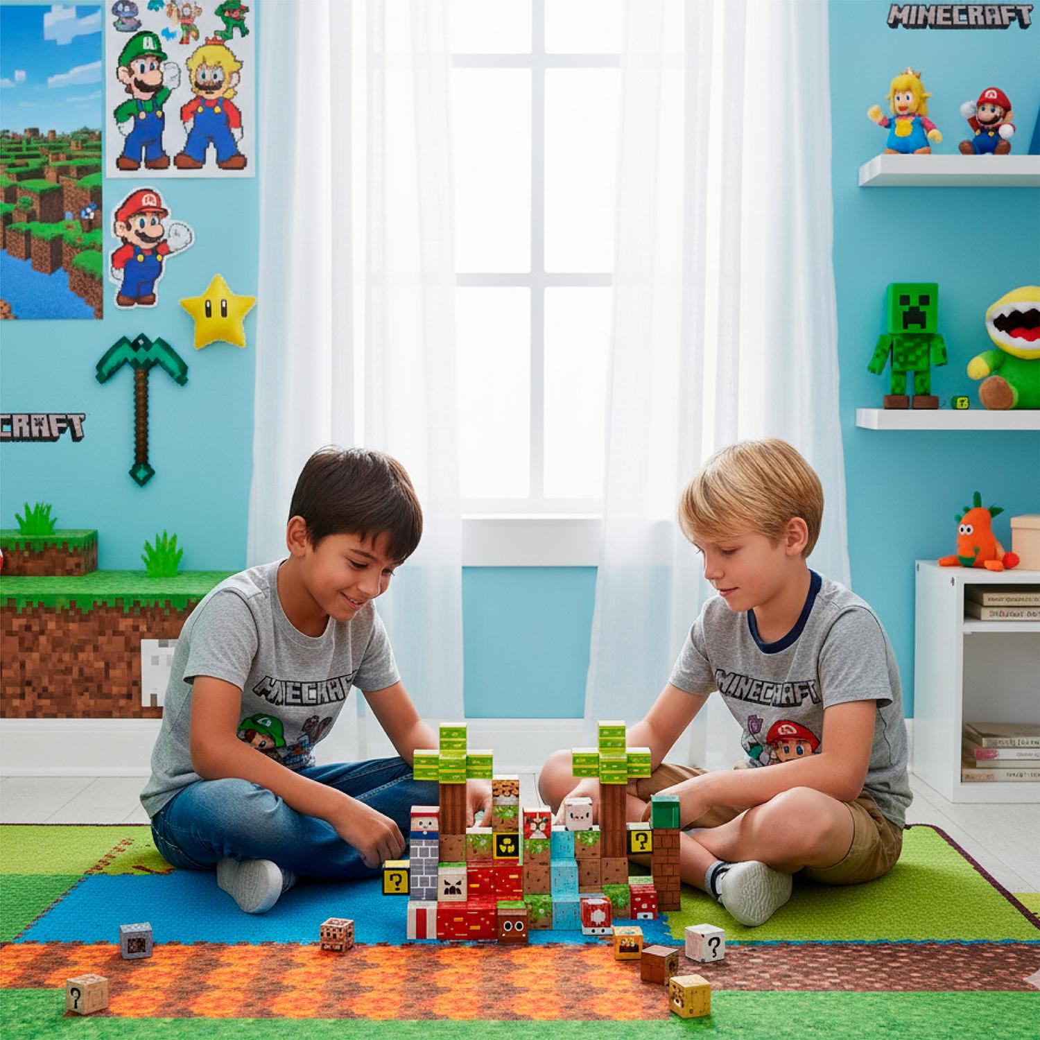 ⁠JUEGO BLOQUES MAGNE TICOS 146PCS MINEBLOCKS MAPA BANDU - 2