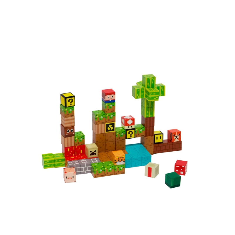 ⁠JUEGO BLOQUES MAGNE TICOS 75PCS MINEBLOCKS MUNDO BANDU - 1