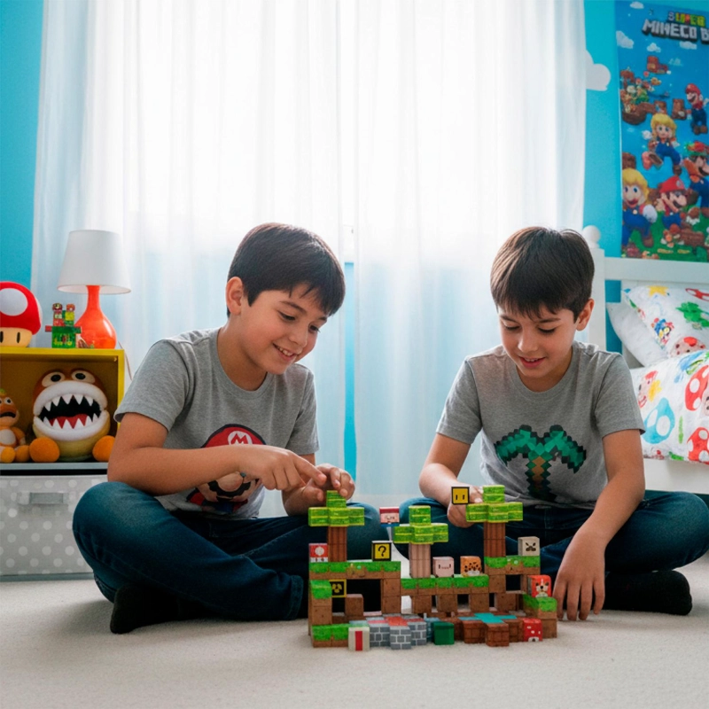 ⁠JUEGO BLOQUES MAGNE TICOS 75PCS MINEBLOCKS MUNDO BANDU - 2