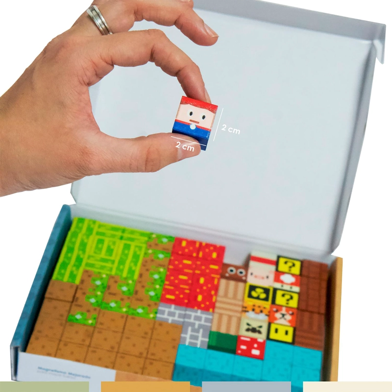 ⁠JUEGO BLOQUES MAGNE TICOS 75PCS MINEBLOCKS MUNDO BANDU - 3
