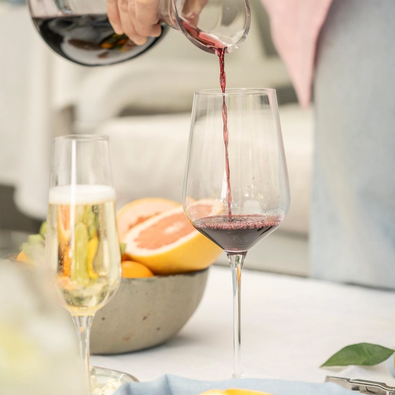 SET 6 COPAS VINO TINTO 540ML CRISTAL PIAMONTE SIMPLIT - 2