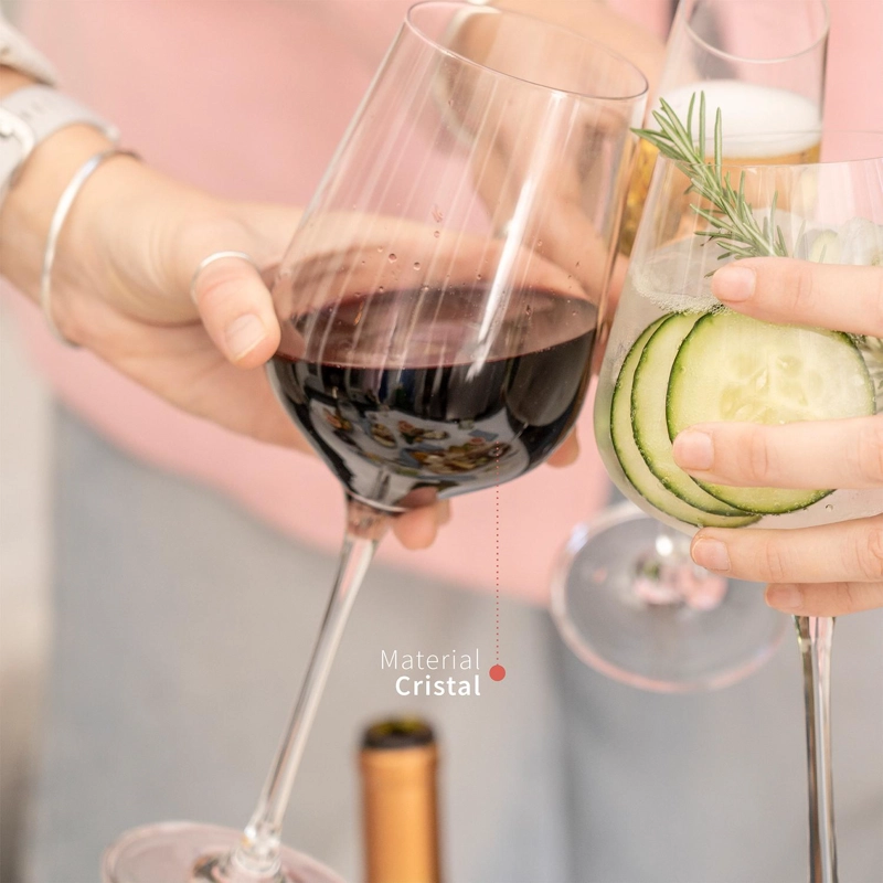 SET 6 COPAS VINO TINTO 540ML CRISTAL PIAMONTE SIMPLIT - 4