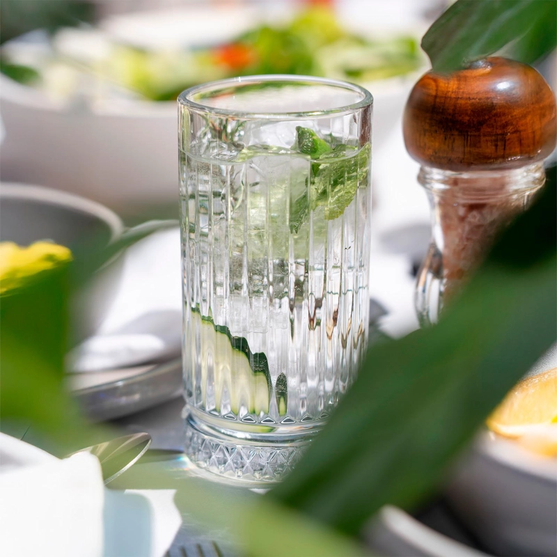 SET 6 VASOS LARGOS 460ML VIDRIO GINEBRA SIMPLIT - 2