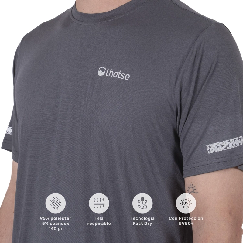 POLERA DEPORTIVA MANGA CORTA HOMBRE BOYAK DRYCOOL LHOTSE - 5