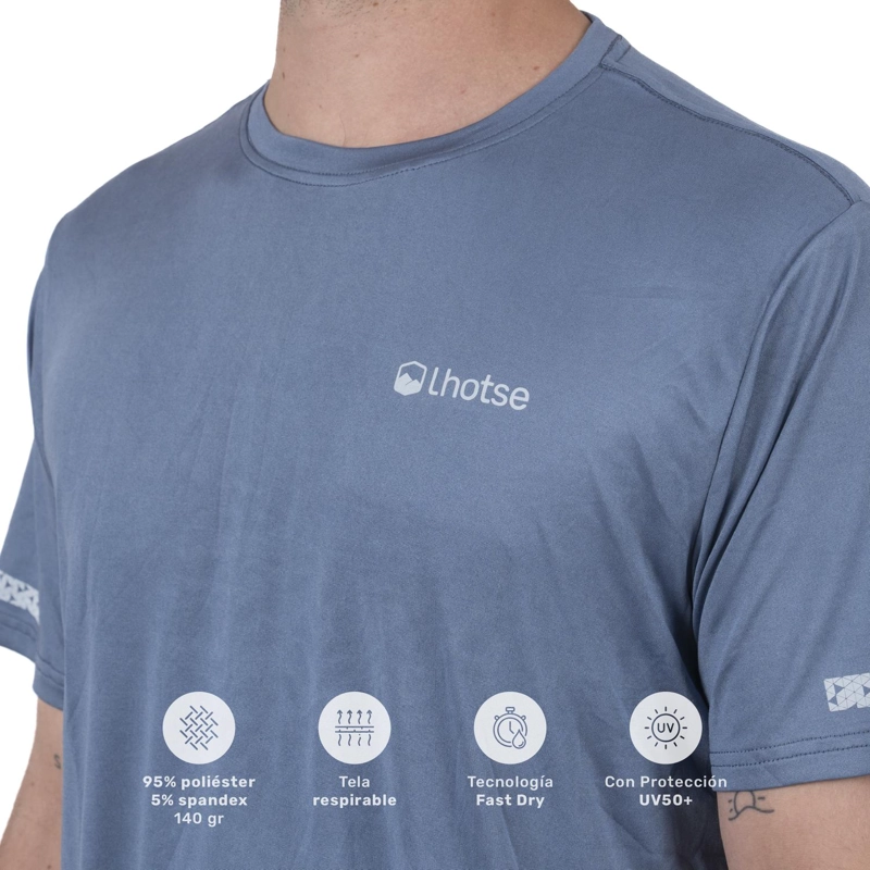 POLERA DEPORTIVA MANGA CORTA HOMBRE BOYAK DRYCOOL LHOTSE - 6