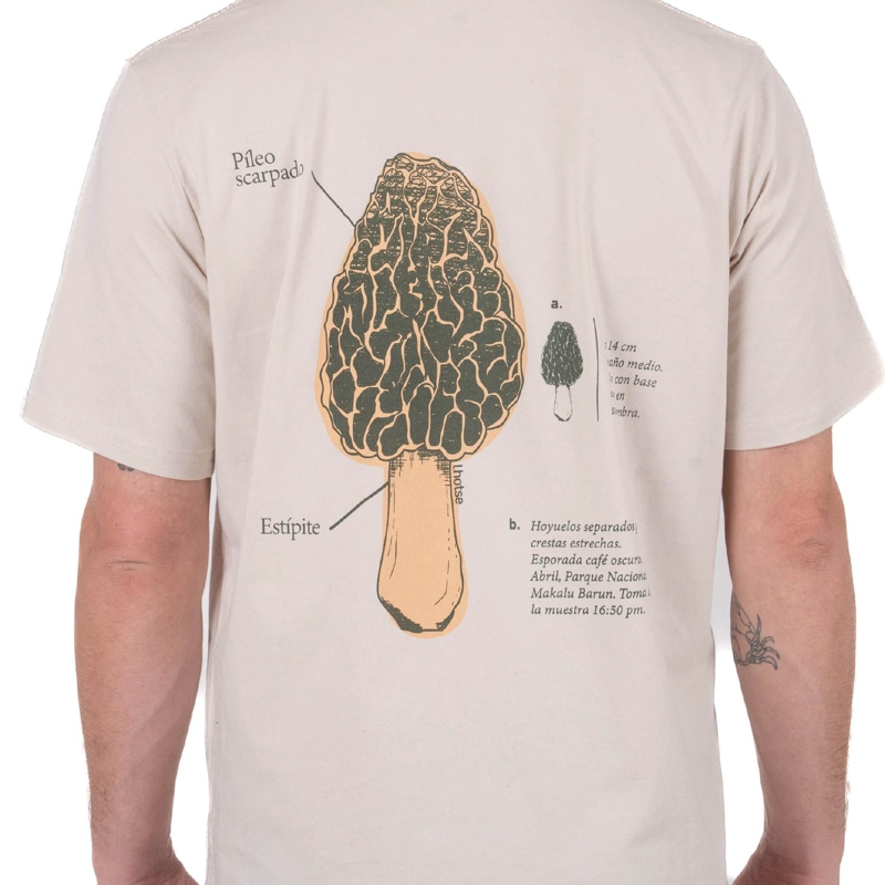 POLERA MANGA CORTA HOMBRE MORCHELLA ESCULENTA LHOTSE - 4