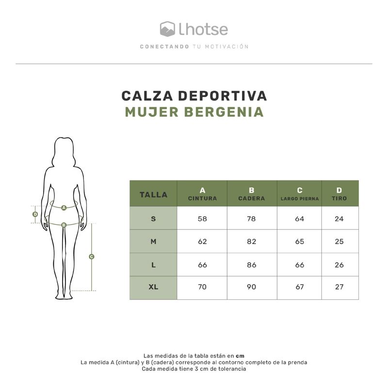 CALZA DEPORTIVA MUJER LEGGING BERGENIA LHOTSE - 8