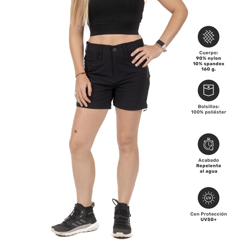 PANTALON TREKKING DESMONTABLE MUJER UV50+ LUKLA-W LHOTSE - 6