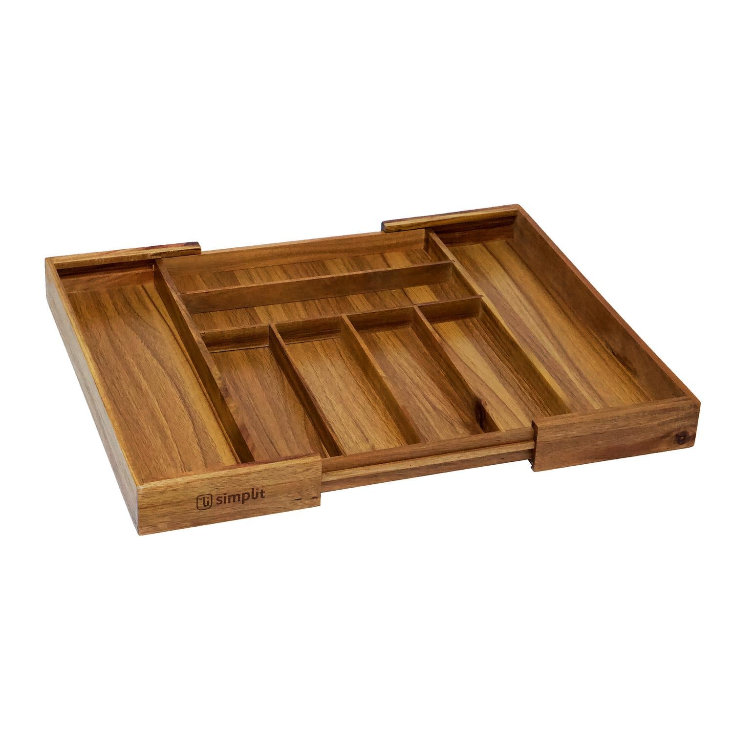ORGANIZADOR CUBIERTOS EXPANDIBLE MADERA ACASIA BASEL SIMPLIT - 1