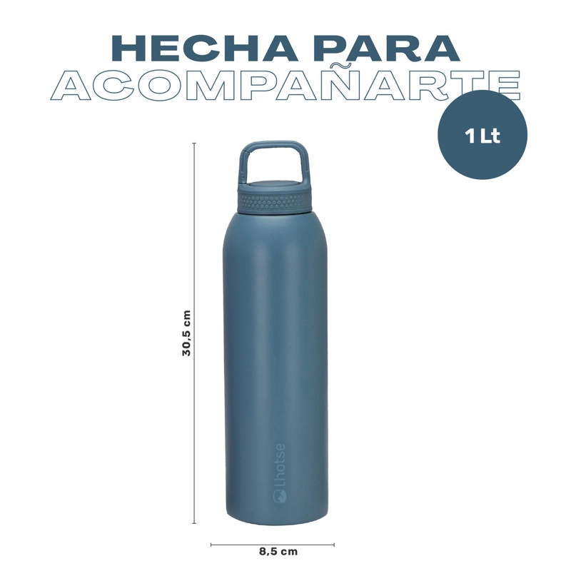 BOTELLA TE RMICA AGUA ACERO INOX 3 TAPAS HYDROCORE 1LT LHOTSE - 6
