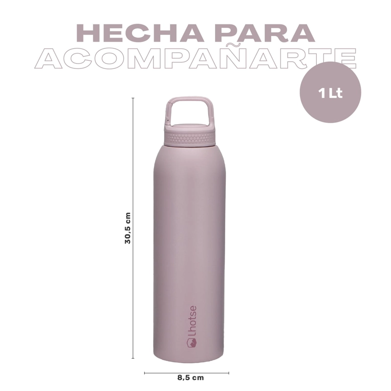 BOTELLA TE RMICA AGUA ACERO INOX 3 TAPAS HYDROCORE 1LT LHOTSE - 6