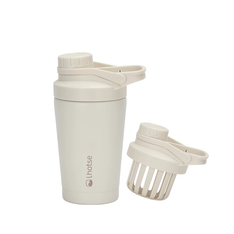 SHAKER VASO PROTEINA ACERO INOXIDABLE NUTRICORE 500ML LHOTSE - 1