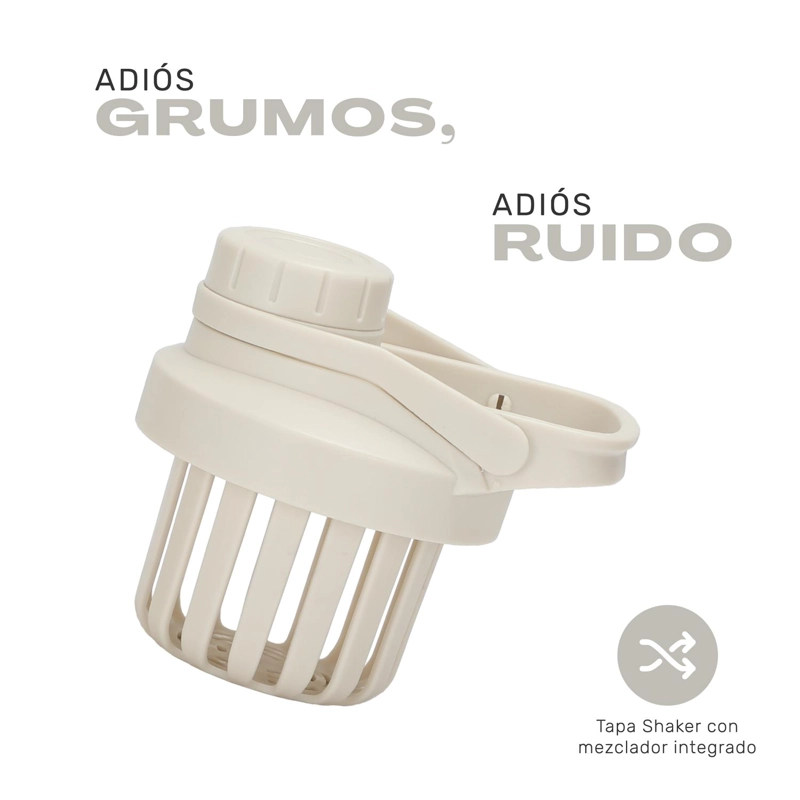 SHAKER VASO PROTEINA ACERO INOXIDABLE NUTRICORE 500ML LHOTSE - 4
