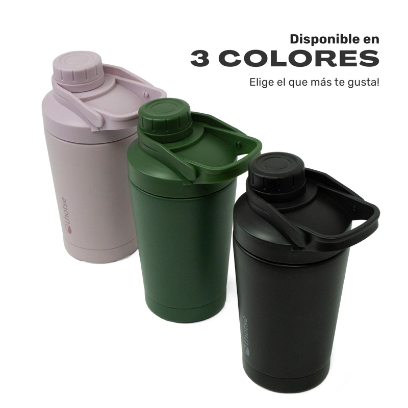 SHAKER VASO PROTEINA ACERO INOXIDABLE NUTRICORE 500ML LHOTSE - 8