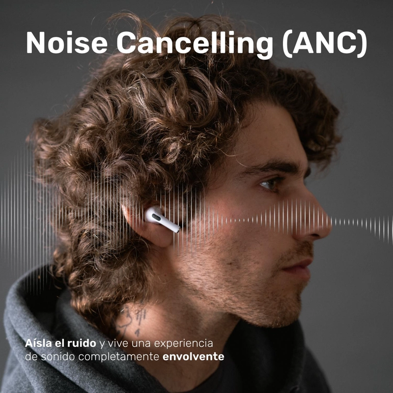 AUDIFONOS BLUETOOTH TWS PANTALLA TOUCH ANC RMPLUS+ LHOTSE - 3