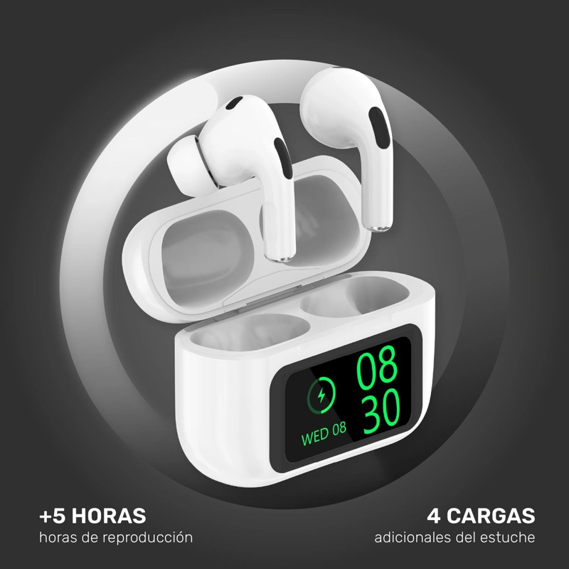 AUDIFONOS BLUETOOTH TWS PANTALLA TOUCH ANC RMPLUS+ LHOTSE - 7