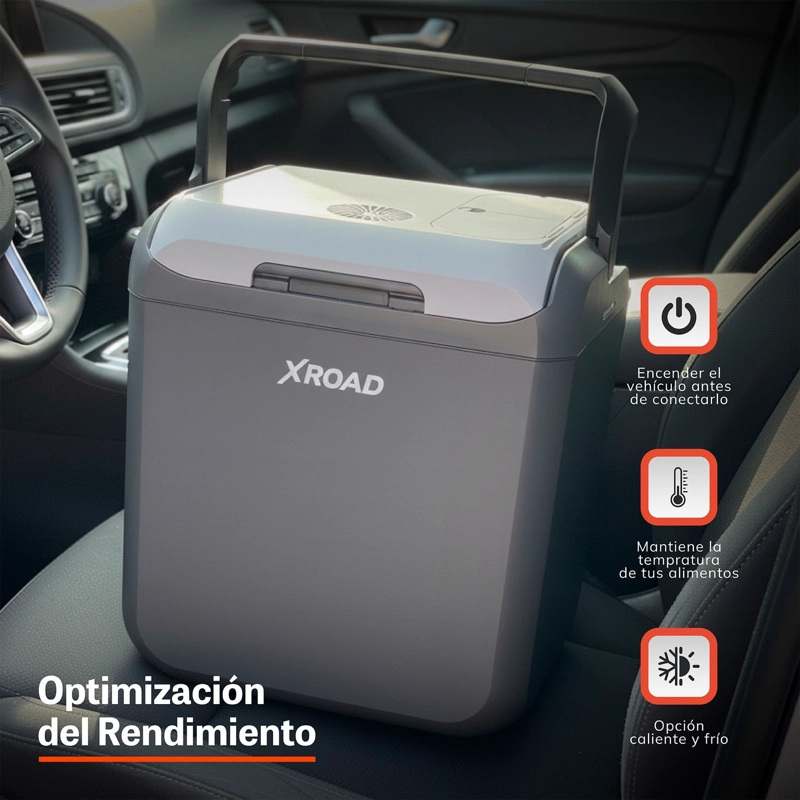 COOLER ELE CTRICO PORTATIL 30 LTS GRIS 12V XROAD - 3