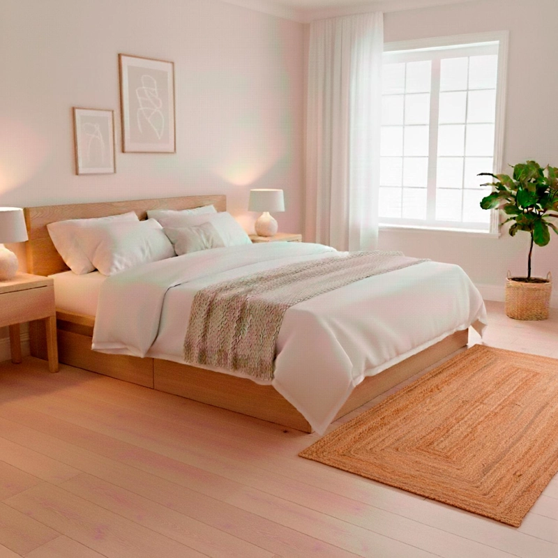 ALFOMBRA DE YUTE RECTANGULAR PASILLO 200X80 CM ATMOSPHERA - 4