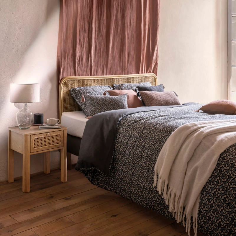 RESPALDO DE CAMA RATAN RONNIE 2 PLAZAS 160X100 CM ATMOSPHERA - 4