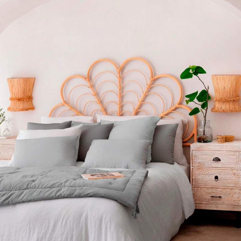 RESPALDO DE CAMA RATAN AONI 2 PLAZAS 160X140 CM ATMOSPHERA - 4