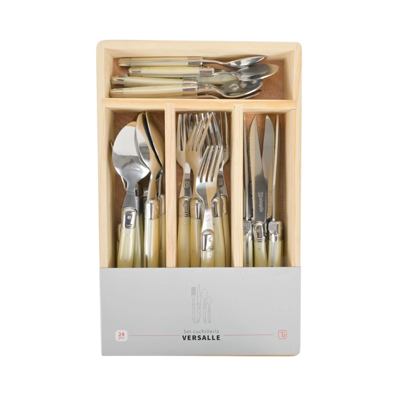 CUCHILLERIA 24PCS MAS CUBIERTOS ENSALADA VERSALLE SIMPLIT - 5