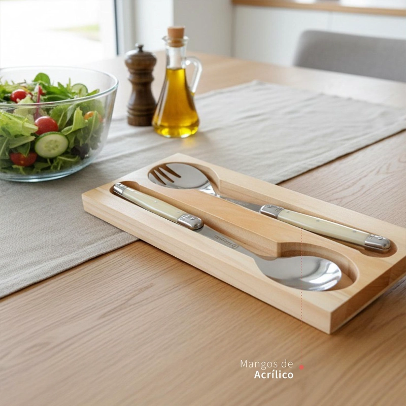 CUCHILLERIA 24PCS MAS CUBIERTOS ENSALADA VERSALLE SIMPLIT - 8