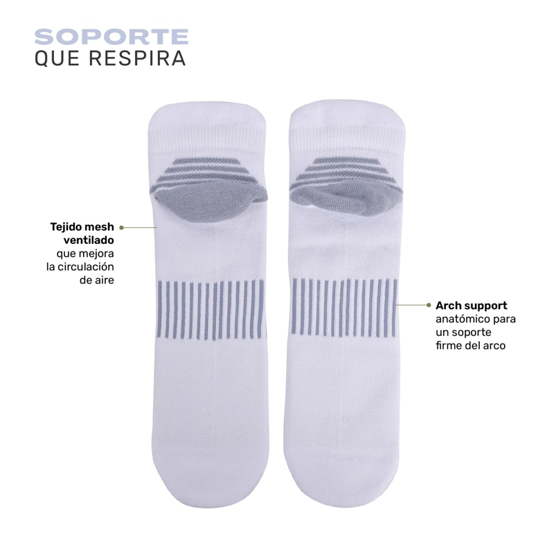 CALCETIN DEPORTIVO CORTE TOBILLO RUNNING VORA LHOTSE - 4