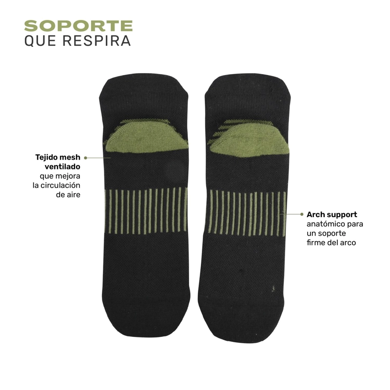 CALCETIN DEPORTIVO CORTE TOBILLO RUNNING VORA LHOTSE - 5