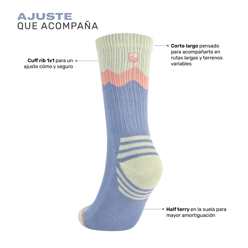 CALCETIN DEPORTIVO CORTE LARGO TREKKING ANDOR LHOTSE - 6