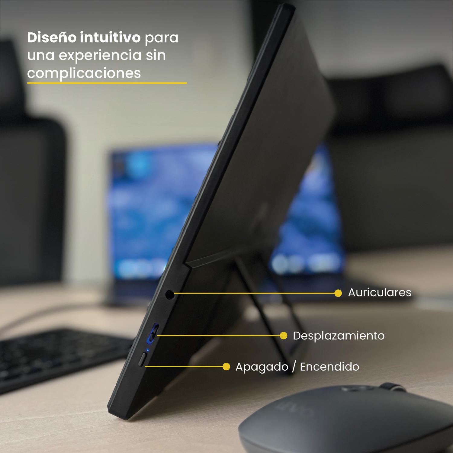 PANTALLA MONITOR PORTATIL 15.6 LED FULL HD NEXVIEW LEVO - 6