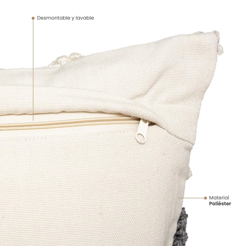 COJIN DECORATIVO ETNICO 45X45 CM ATMOSPHERA - 3