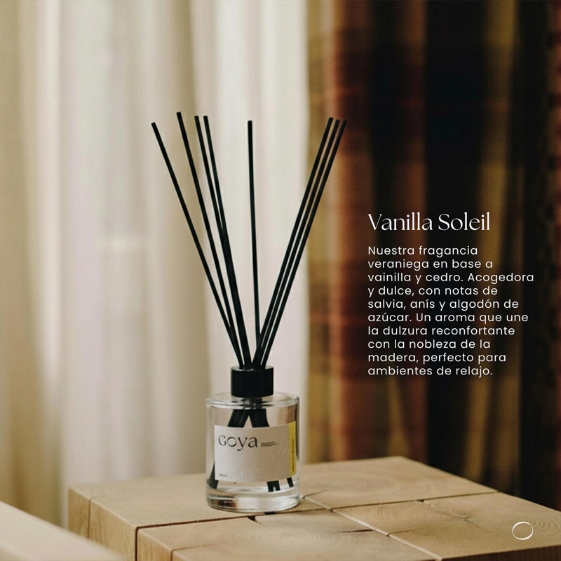 PACK HOME SPRAY + DIFUSOR VARITAS VANILLA SOLEIL GOYA - 7